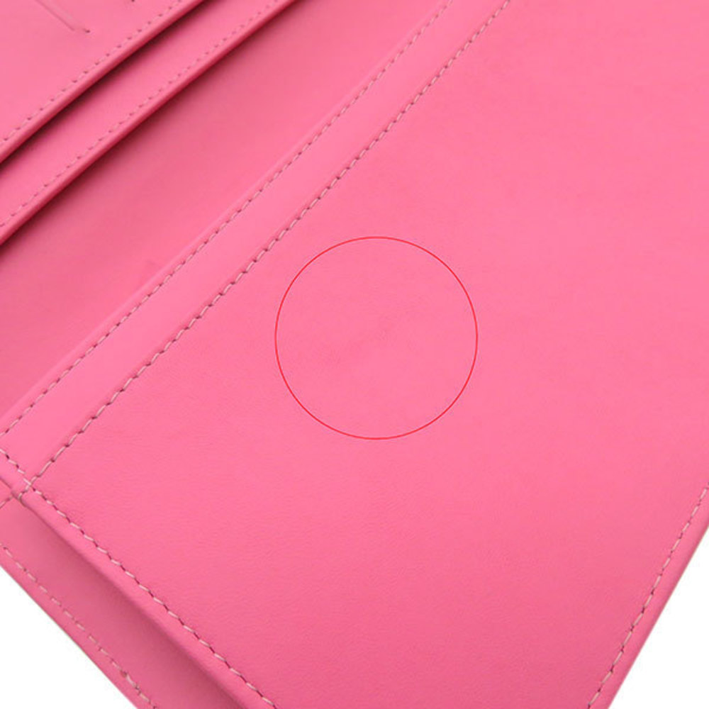 Chanel Long Wallet Coco Button Flap Wallet Pink C… - image 8